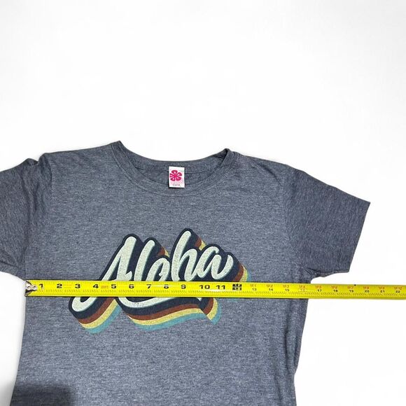 T-shirt with Cool Vintage "Aloha" Print - Picture 3 of 4